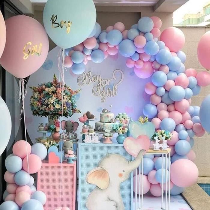 Kit arche 57 ballons - Babypink - Jour de Fête - Mademoiselle Rose - Baby  Shower