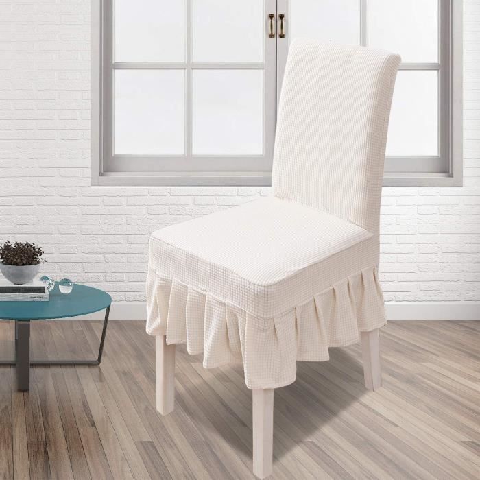 Housses Chaises élastiques Salle à Manger Lot De 6 Housses De Chaise