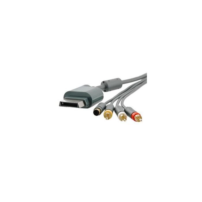 Câble AV - Xbox 360 - Neuf - 1,8 m - Standard - Non compatible en ligne ...