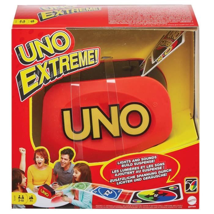 UNO EXTRÊME Jeu de cartes - 2 à 10 joueurs - 7 ans et + - Cdiscount Jeux -  Jouets