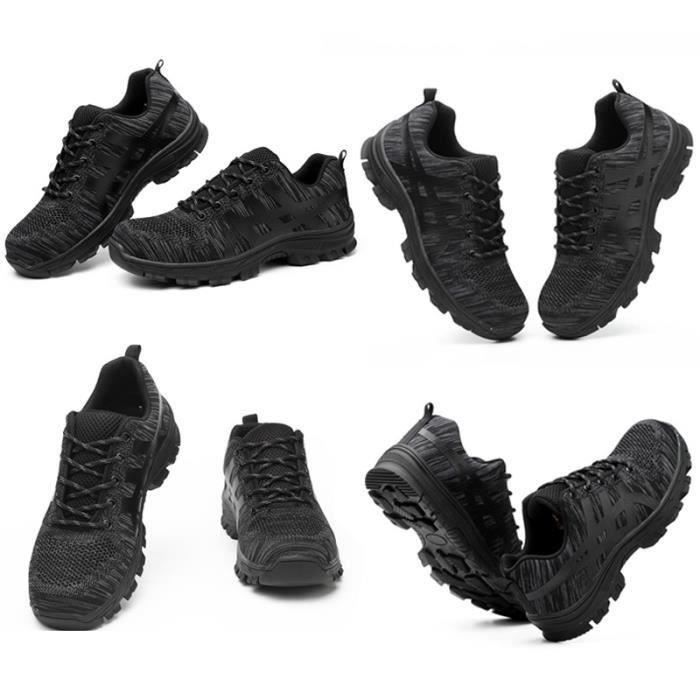 Acheter Bottes en daim Anti-étincelles, chaussures de travail  Anti-crevaison avec bout en fer, antidérapantes, chaussures de sécurité  pour hommes pour le travail