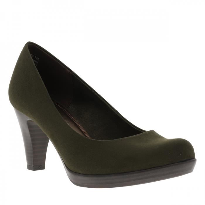 Escarpins MARQUE Talon bottier Vert Femme Textile Achat Vente Escarpins MARQUE Talon bottier Vert Femme Textile pas cher Cdiscount