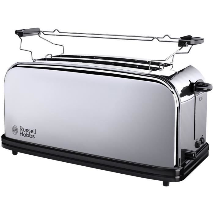 Grille-Pain Russell Hobbs Bubble Rose 25081-56 - Fentes XL, Brunissage Ajustable, Fonctions Décongélation Et Réchauffage