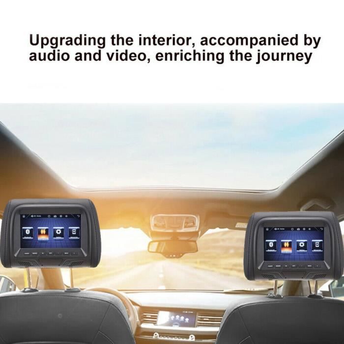 Ecran video voiture - Ecrans vidéo appuie-têtes et plafonnier pour auto