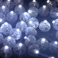 Mecanique YTARL 100 pcs Ballon Lumières Mini Rond Clignotant LED Lampes Pour Le Mariage Papier Lanternes Fêtes D'anniversaire Hallow-2