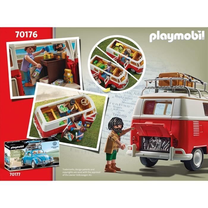 Playmobil Combi Volkswagen - Pièce évier Placard Tablette - Occasion - Attache Cassée