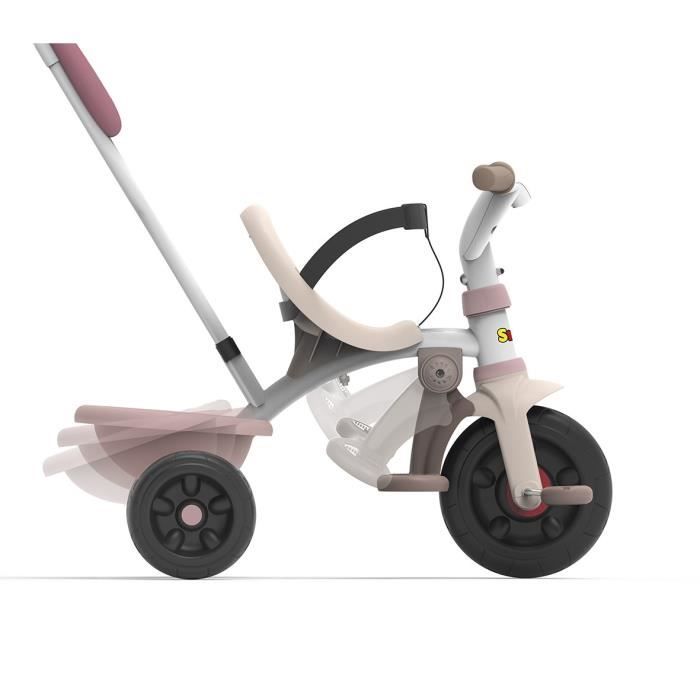 Tricycle Bébé Tricycle Ã©evolutif Smoby Rose Smoby -Tricycle