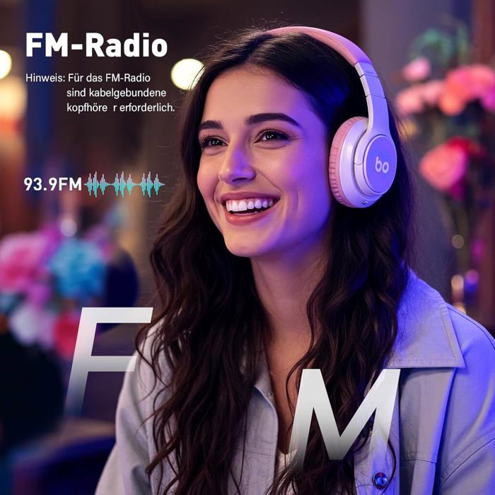 Lecteur MP3 128 Go Bluetooth 5.3 - Écran Tactile 2,4" Haut-Parleur, Radio FM, Enregistrement