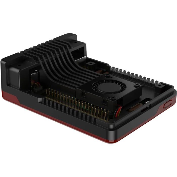 Boîtier Raspberry Pi 5 - Geekworm - Refroidissement actif et passif ...