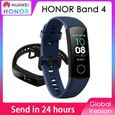 Bracelet connecté Honor Band 4, écran tactile OLED de 0.95 pouces, Bluetooth, moniteur d'activité ph Global band 4 Black -WGHY6700-0