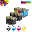 Lot de 20 cartouches d'encre compatibles brother LC1100/LC980 - MFC-490CN MFC-5490CN MFC-290C MFC-930CDN MFC-J265W MFC-J415-0