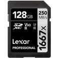 Carte Lexar Professional 1667x 128 Go SDXC UHS-II LSD128CB1667-0