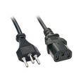 Lindy Câble d'alimentation IEC 60320 C13 (M) pour Suisses 3 broches (M) 2 m-0