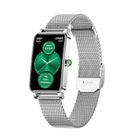 LCENBK Montre Connectée Femme - Montre Etanche - Coque en alliage - bracelet en acier inoxydable , Cadran Vert - Cadeau de Saint Valentin
