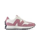 Baskets basses 327 cuir nubuck New Balance rose - Femme - Lacets