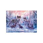 Puzzle de 1000 pièces découpé avec précision,Loup coloré Fantastique,pour Adultes et Enfants à partir de 12 Ans,Puzzle en Bois,Jeu éducatif pour