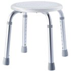 RIDDER Tabouret de salle de bain rond Blanc 110 kg A00603101 421608