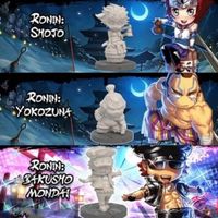 Lot de 3 jeux de stratégie Ninja All-Stars : Shojo,Yokozua et Bakusho Mondai