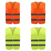 12 Colour High Visibility reflective Safety Vest personalise Custom Your Logo Protective Workwear With Reflective Work Vest