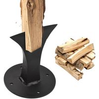 Fendeuse à bois électrique, petite fendeuse à bois, fendeuse à bois manuelle pour petit poêle à bois, noir.