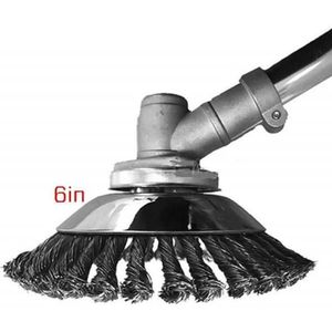 Lame Debrousailleuse Outiror - Tête Débroussailleuse En Fil Acier - Brosse Conique Pour Tete Debroussailleuse