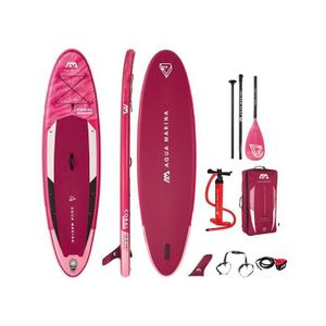 STAND UP PADDLE Stand Up Paddle gonflable AQUA MARINA Coral Blanc - Sports nautiques - 1 place - Stand-up