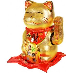 chivalrylist Figurine Statue Japonaise de Chats de la Fortune agitant la Patte Symbole de Fortune accueillant Mignon