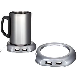 chauffe-tasses tasse de boisson mat tapis bureau à domicile bureau café chauffé thé tasse pad Coussin chauffant électrique pour tasse USB 1# 