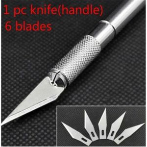CUTTER LOISIRS CRÉATIFS Cutter de précision scalpel couteau graver avec 6 lames de rechange Craft illustrations de coupe couteau 