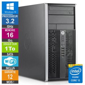 UNITÉ CENTRALE  PC HP Pro 6300 MT Core i5-3470 3.20GHz 16Go/1To Wi