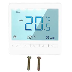 THERMOSTAT D'AMBIANCE HURRISE Thermostat LCD grand écran Thermostat programmable haute précision grand écran LCD Thermostat pour salon chambre salle à