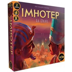 JEU SOCIÉTÉ - PLATEAU Jeu de société - IELLO - Imhotep-Le Duel - 2 joueu