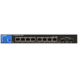 SWITCH - HUB ETHERNET  Switche Et Hub Reseau - Limics24 - Switch Manageable 8 Ports Gigabit Poe+ 2 Uplink Sfp+
