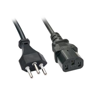 CÂBLE D'ALIMENTATION Lindy Câble d'alimentation IEC 60320 C13 (M) pour 