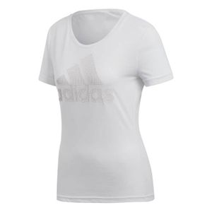 T-SHIRT MAILLOT DE SPORT T-shirt Femme - adidas - ID Badge of Sport - Manches Courtes - Respirant - Couleur ADIDAS