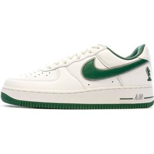 BASKET Baskets Blanc/Vert Homme Nike Air Force 1 Low Four