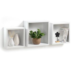 Etagere Murale Cube Blanc Achat Vente Pas Cher