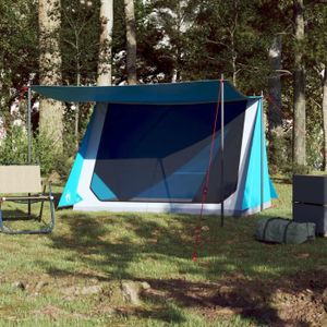 TENTE DE CAMPING PAR Tente de camping 2 personnes bleu imperméable 