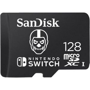 CARTE MÉMOIRE SanDisk 128Go Fortnite microSDXC Carte pour Ninten