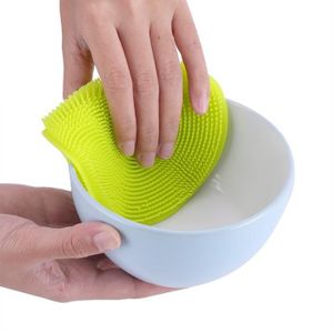 K-Zone » Éponges en silicone vaisselle avec Grattoir Aquapur