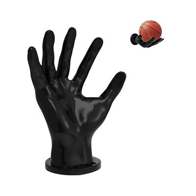 Support Mural Basket-ball En Forme De Main – PVC, 6x3,5x8,5 Pouces – Avec Vis, Gain De Place – Déco Sport Pour Chambre, Garage