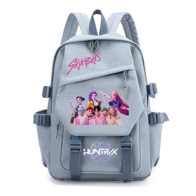 Sac à Dos Kpop Huntrix - Imperméable 3 Pièces (sac + Trousse) - Avec Port USB - Pour école, Collège, Fans Kpop