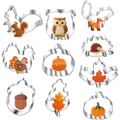 10 Emporte-Pièces Citrouille Halloween - Moules à Biscuits Avec Visages, En Plastique Alimentaire | Pour Pâtisserie - 6