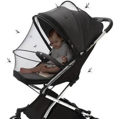 Moustiquaire poussette, tissu maille fine et durable, fermeture éclair moustiquaire, anti-piqûre, moustiquaire lavable - Puériculture & Eveil bébé