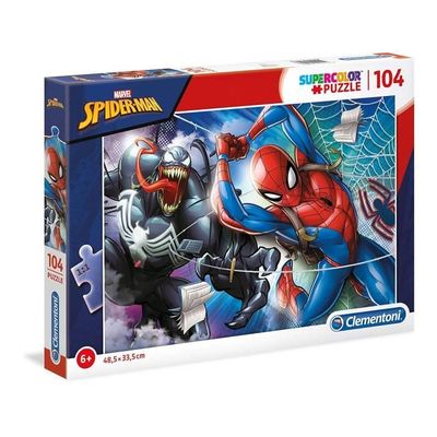 Puzzle 104 pièces maxi Spiderman - Clementoni - Pour enfant de 3 ans et  plus - Multicolore - Cdiscount Jeux - Jouets