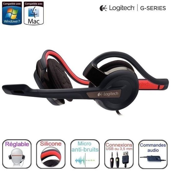 Logitech G330 Gaming Headset Cdiscount Informatique