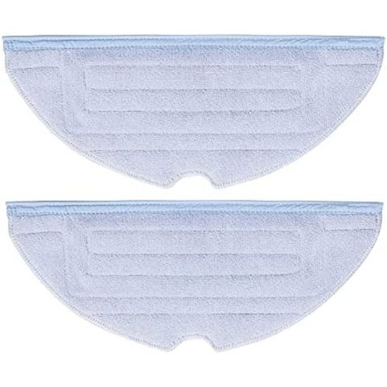 VIEWALL Lot de 4 Lingettes pour Robot Aspirateur Roborock S8 / S8+ S7 / S7+/ S7 MaxV Ultra / S7 MaxV/S7 Pro Ultra/T7 / T7plus en Microfibre Douce Lavable et Réutilisable pour Roborock S7