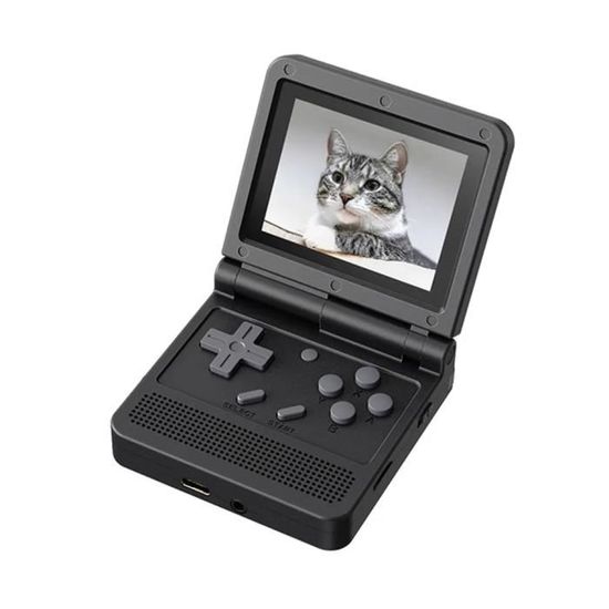 Console de jeux portable - PXP - 32 bits - 3000+ jeux rétro - 4.3 pouces -  8G - Noir