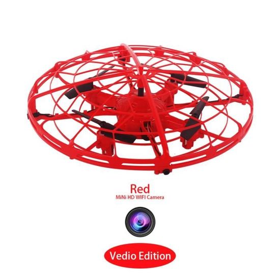 2.4G Geste de détection Mini Drone pour enfants WIFI FPV HD Camera Selfie Drone Flying GGF91205004RD_769