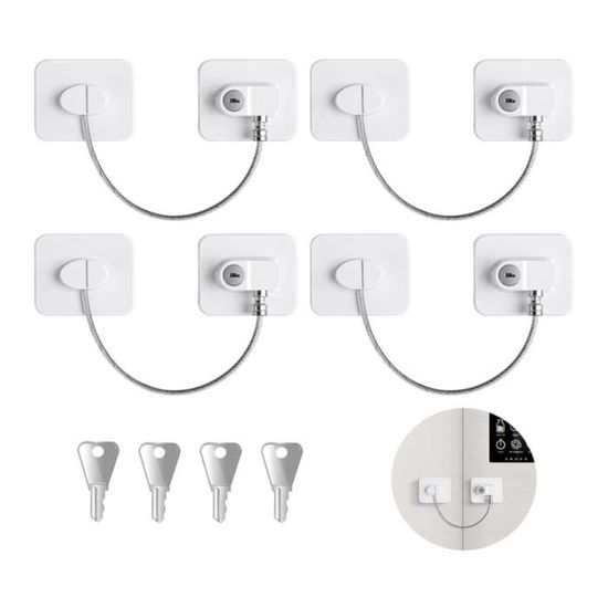 Verrou De Fenêtre Auto-adhésif De Sécurité Pour Enfant - Loquet De